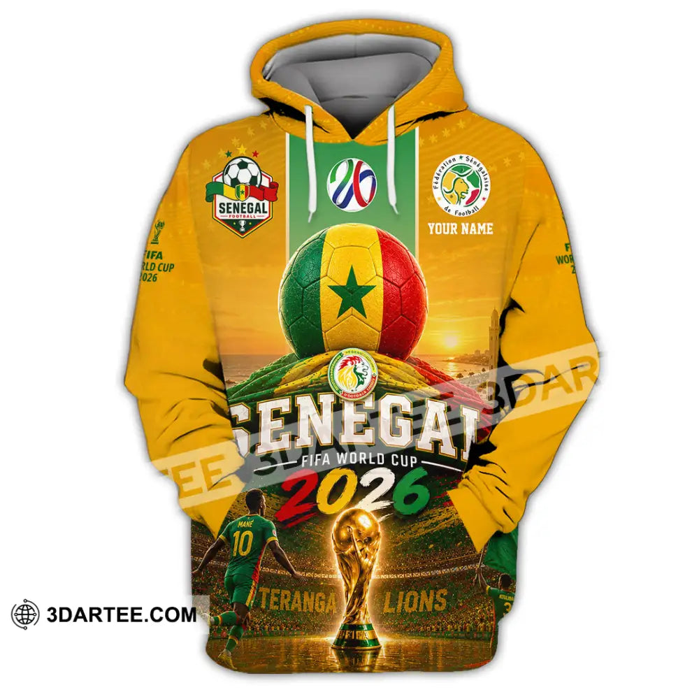 Unisex Shirt - Custom Senegal World Cup 2026 Shirt - Hoodie / S - T-shirt