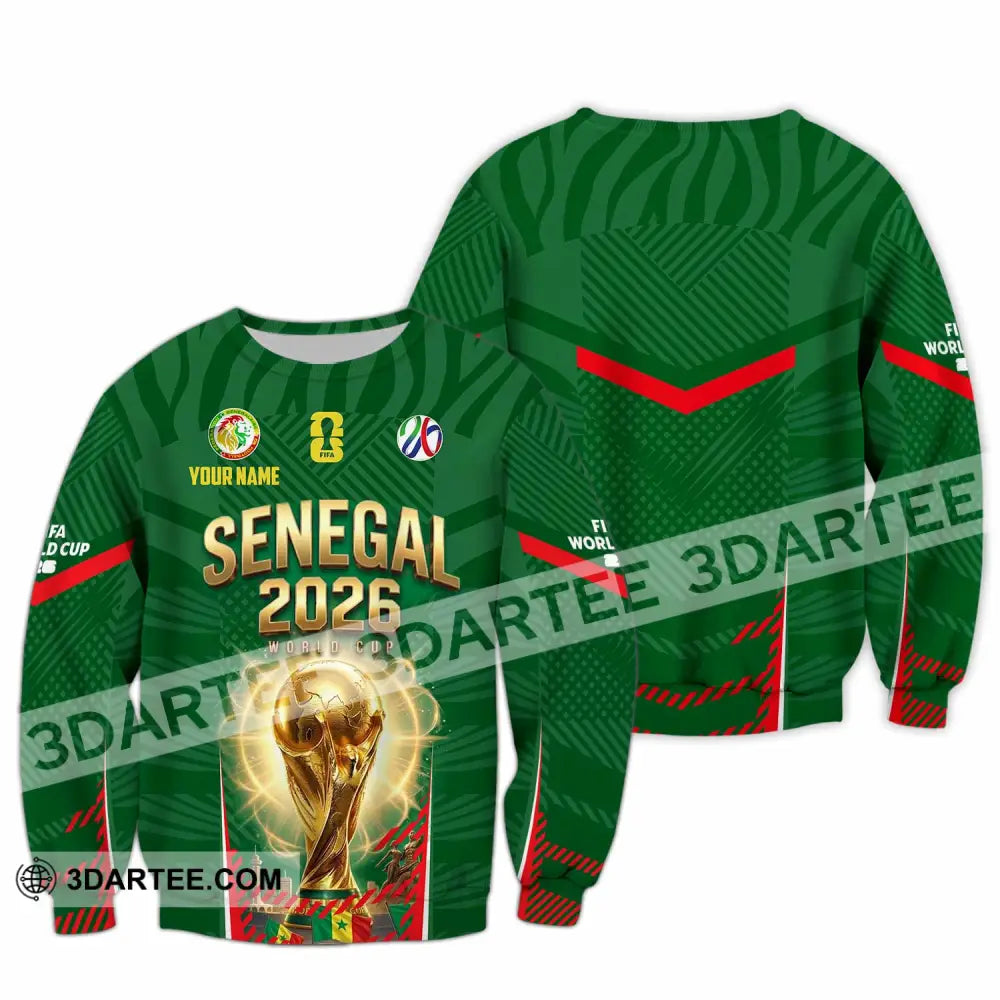 Unisex Shirt - Custom Senegal World Cup 2026 Shirt - Long Sleeve / S - T-shirt
