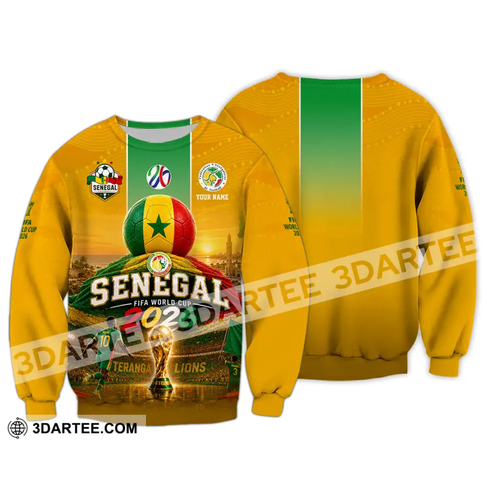 Unisex Shirt - Custom Senegal World Cup 2026 Shirt - Long Sleeve / S - T-shirt