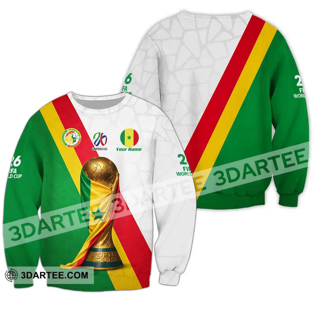 Unisex Shirt - Custom Senegal World Cup 2026 Shirt - Long Sleeve / S - T-shirt