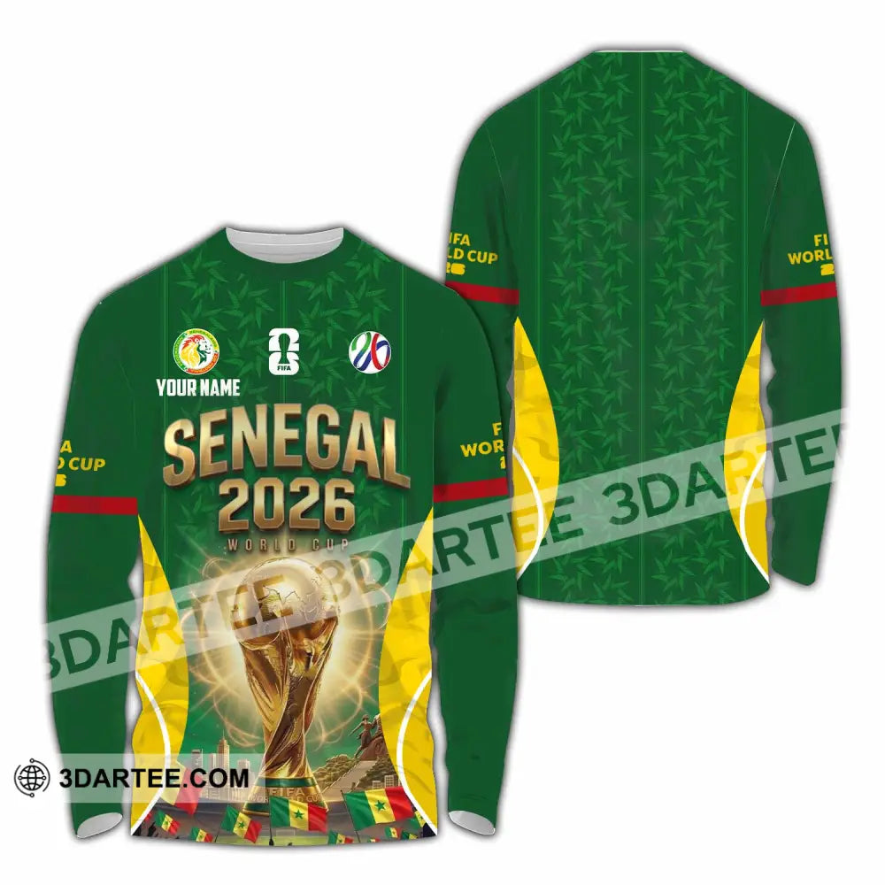 Unisex Shirt - Custom Senegal World Cup 2026 Shirt - Long Sleeve Shirt / S - T-shirt