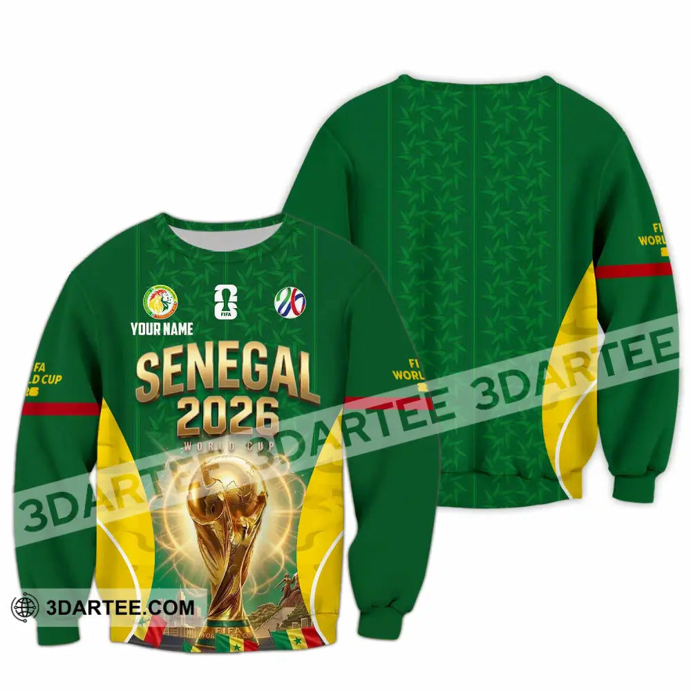 Unisex Shirt - Custom Senegal World Cup 2026 Shirt - Long Sleeve / S - T-shirt