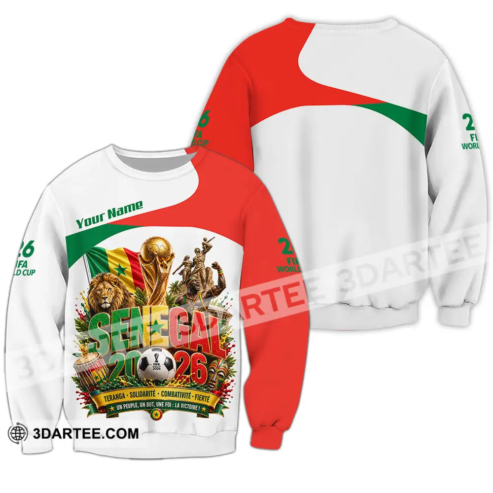 Unisex Shirt - Custom Senegal World Cup 2026 Shirt - Long Sleeve / S - T-shirt