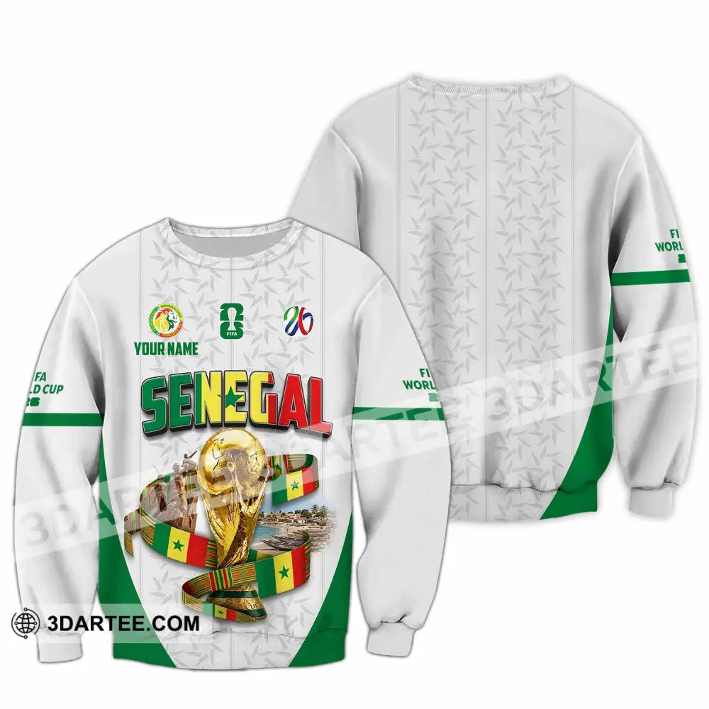 Unisex Shirt - Custom Senegal World Cup 2026 Shirt - Long Sleeve / S - T-shirt