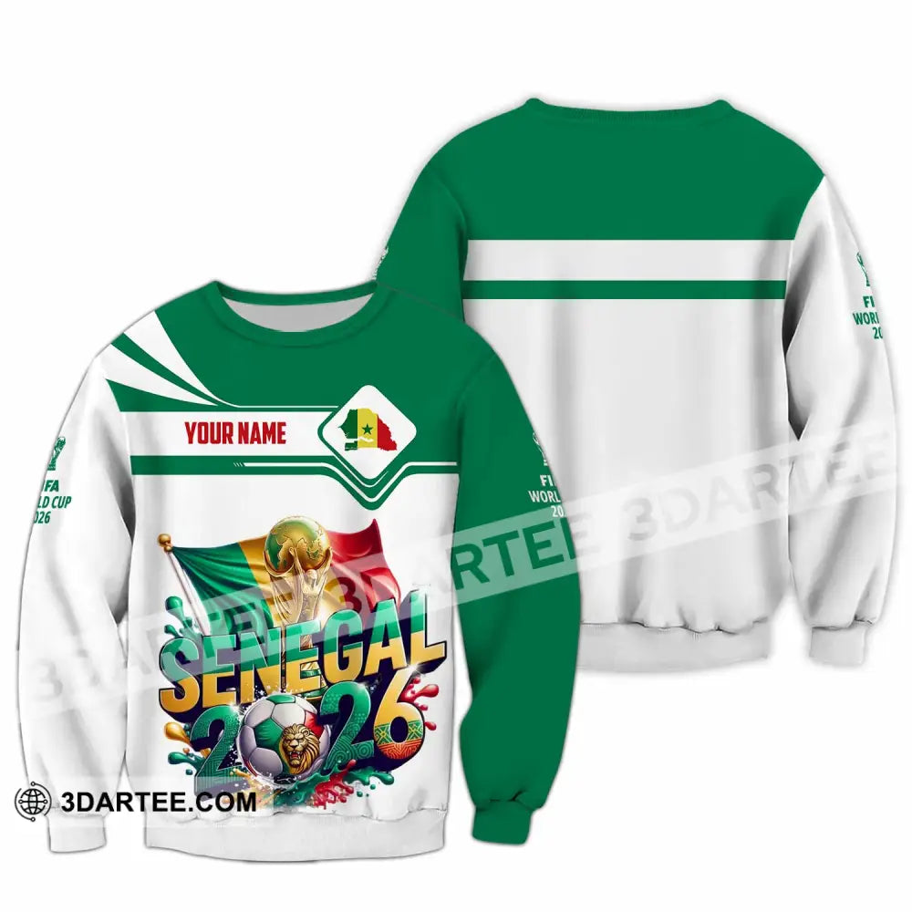 Unisex Shirt - Custom Senegal World Cup 2026 Shirt - Long Sleeve / S - T-shirt