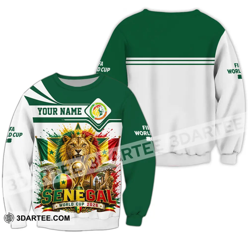 Unisex Shirt - Custom Senegal World Cup 2026 Shirt - Long Sleeve / S - T-shirt
