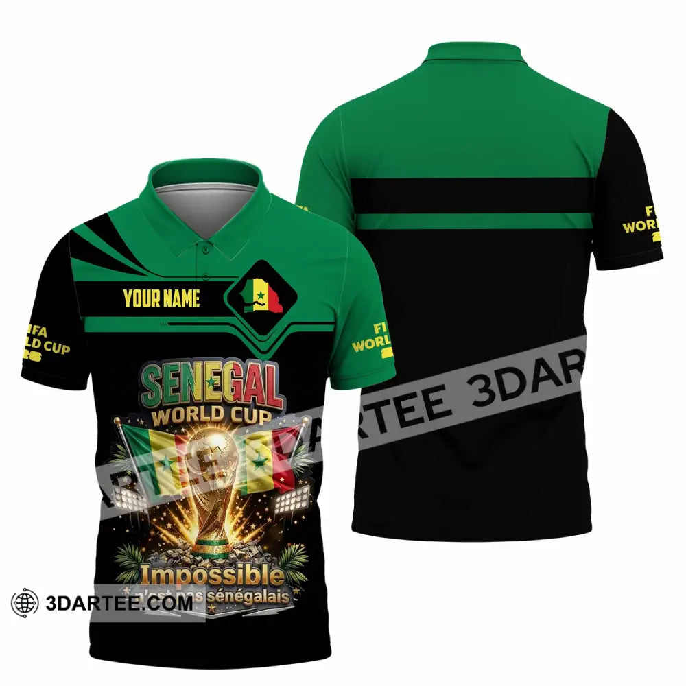Unisex Shirt - Custom Senegal World Cup 2026 Shirt - Polo Shirt / S - T-shirt