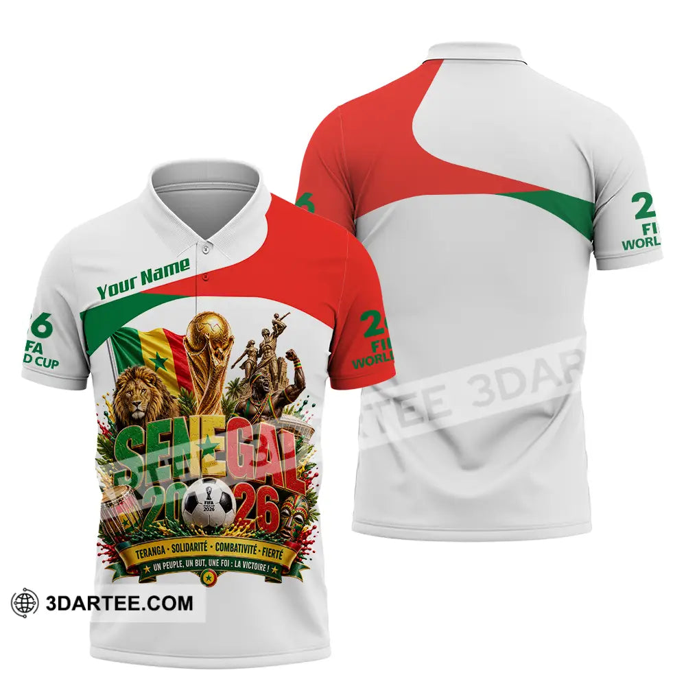 Unisex Shirt - Custom Senegal World Cup 2026 Shirt - Polo Shirt / S - T-shirt