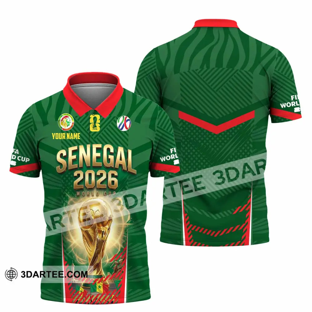 Unisex Shirt - Custom Senegal World Cup 2026 Shirt - Polo Shirt / S - T-shirt