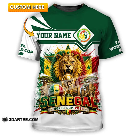 Unisex Shirt - Custom Senegal World Cup 2026 Shirt - T-shirt