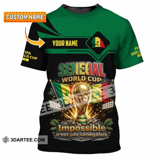 Unisex Shirt - Custom Senegal World Cup 2026 Shirt - T-shirt