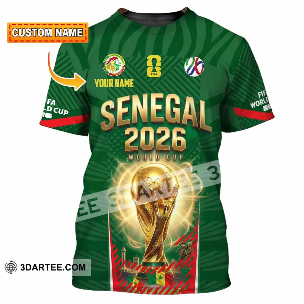 Unisex Shirt - Custom Senegal World Cup 2026 Shirt - T-shirt