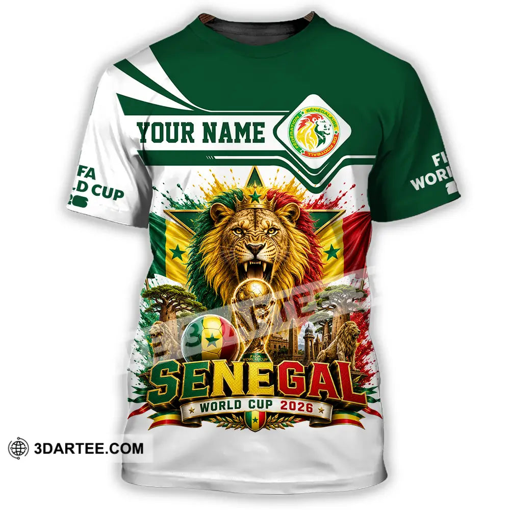 Unisex Shirt - Custom Senegal World Cup 2026 Shirt - T-Shirt / S - T-shirt