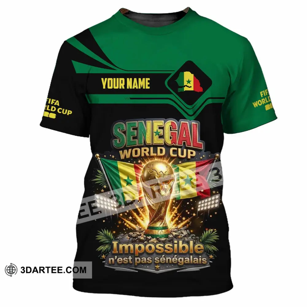 Unisex Shirt - Custom Senegal World Cup 2026 Shirt - T-Shirt / S - T-shirt