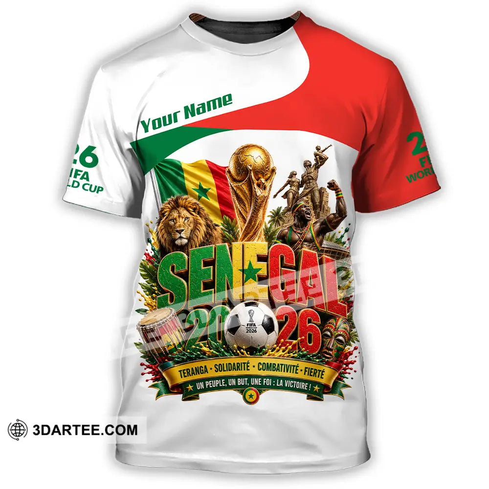 Unisex Shirt - Custom Senegal World Cup 2026 Shirt - T-Shirt / S - T-shirt