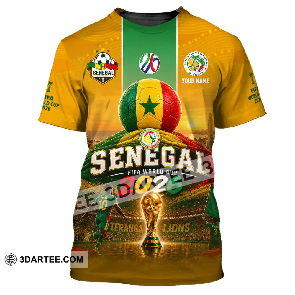 Unisex Shirt - Custom Senegal World Cup 2026 Shirt - T-Shirt / S - T-shirt