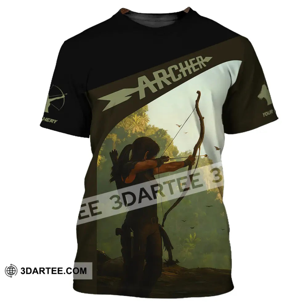 Unisex Shirt - Custom Shooting Archery Player Shirt T-Shirt / S T-shirt