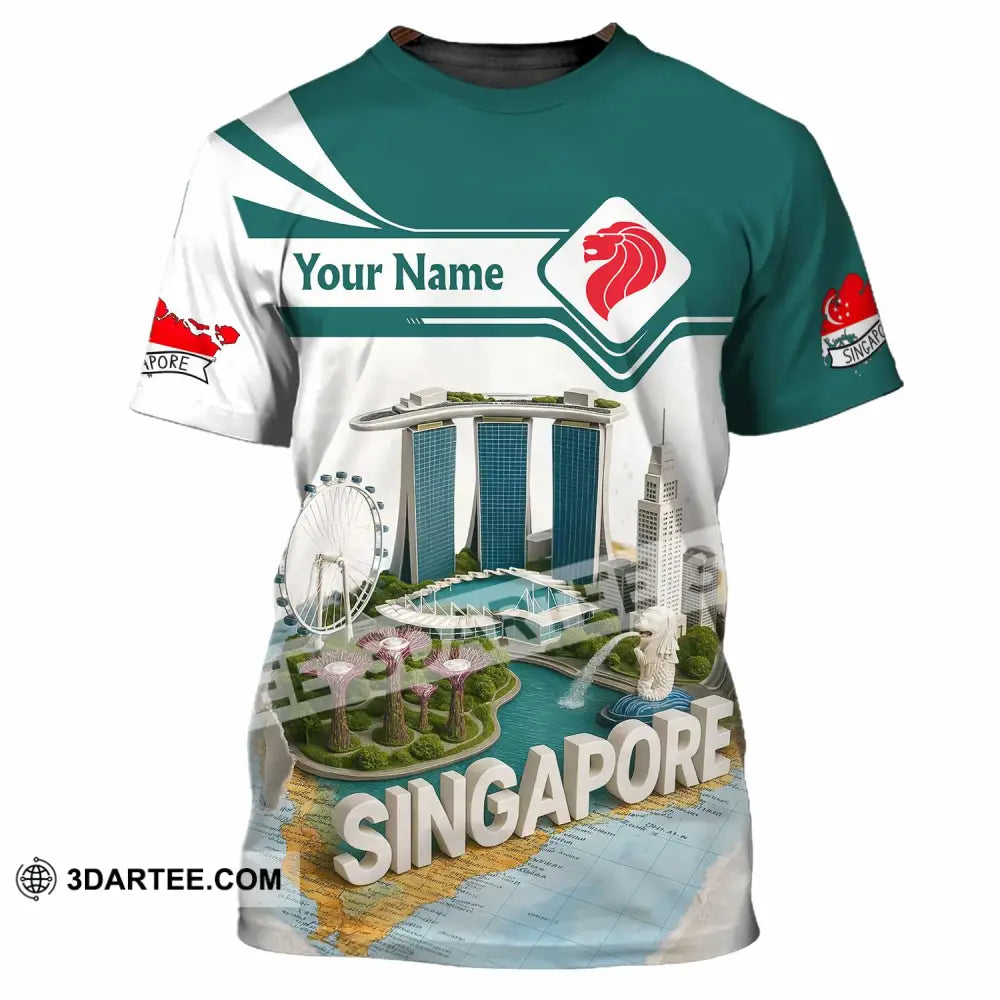 Unisex Shirt - Custom Singapore 3D Shirt T-Shirt / S T-shirt