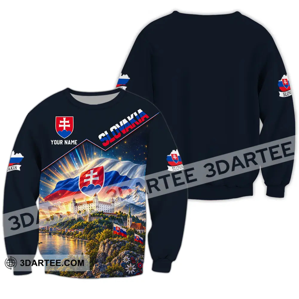 Unisex Shirt - Custom Slovakia Shirt - Long Sleeve / S - T-shirt