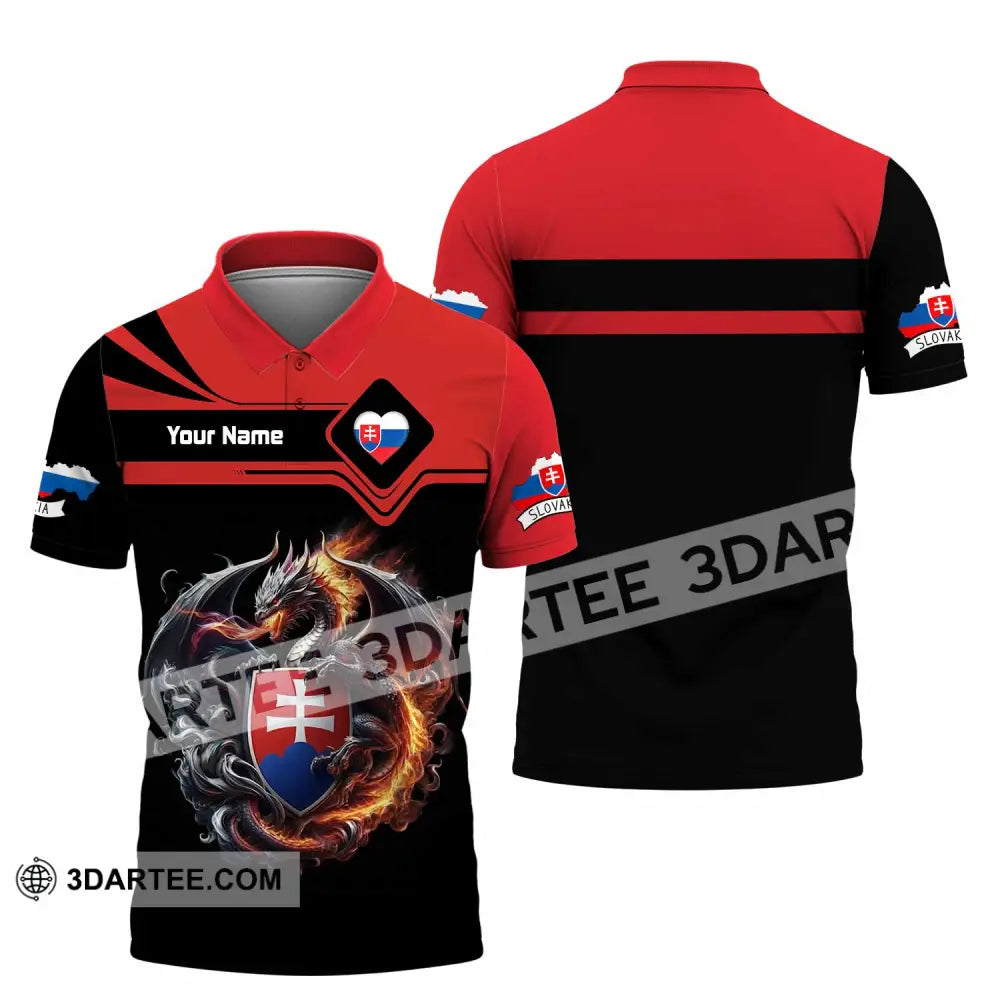 Unisex Shirt - Custom Slovakia Shirt - Polo Shirt / S - T-shirt