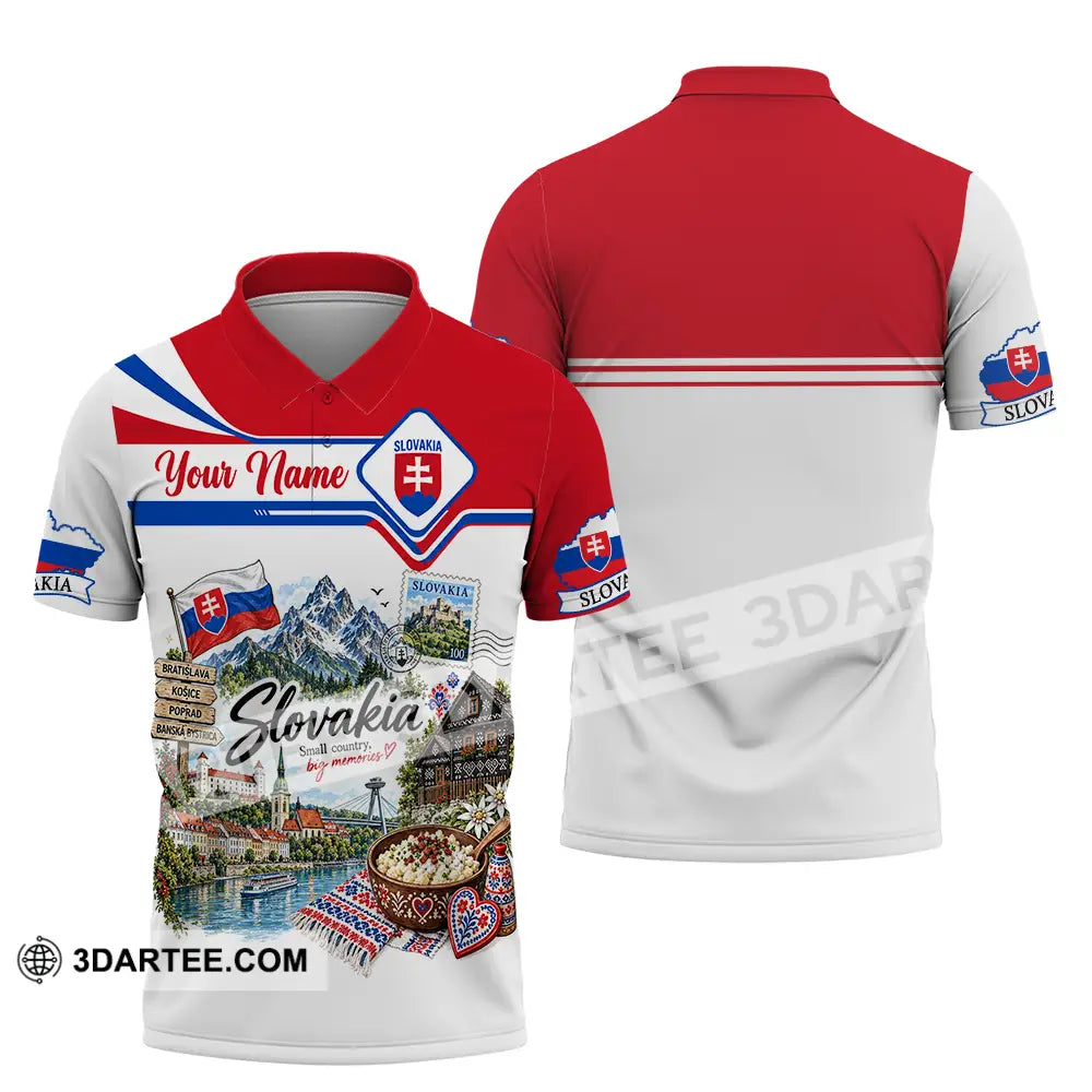 Unisex Shirt - Custom Slovakia Shirt - Polo Shirt / S - T-shirt