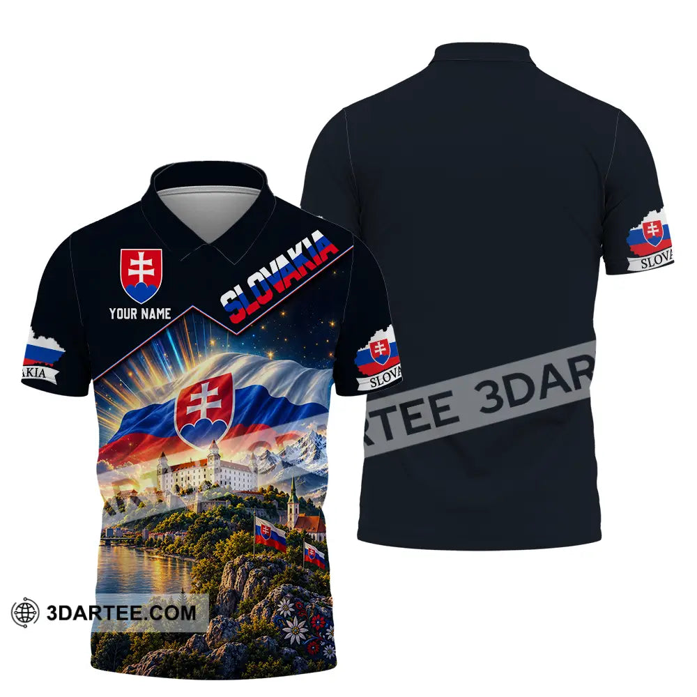 Unisex Shirt - Custom Slovakia Shirt - Polo Shirt / S - T-shirt