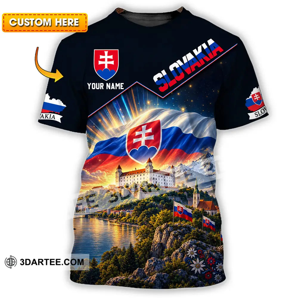 Unisex Shirt - Custom Slovakia Shirt - T-shirt