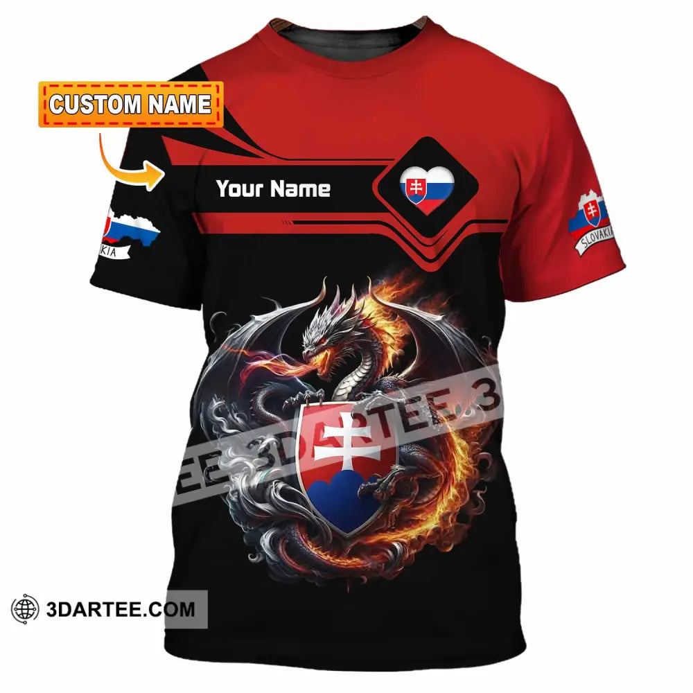 Unisex Shirt - Custom Slovakia Shirt - T-shirt