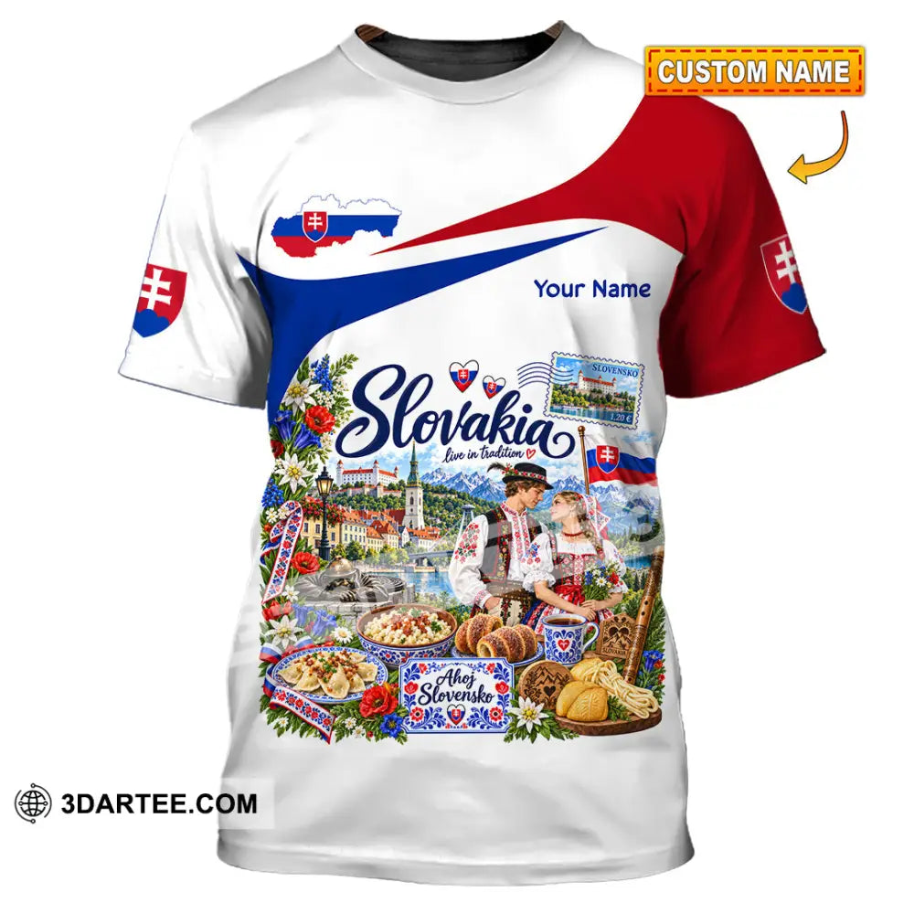 Unisex Shirt - Custom Slovakia Shirt - T-shirt