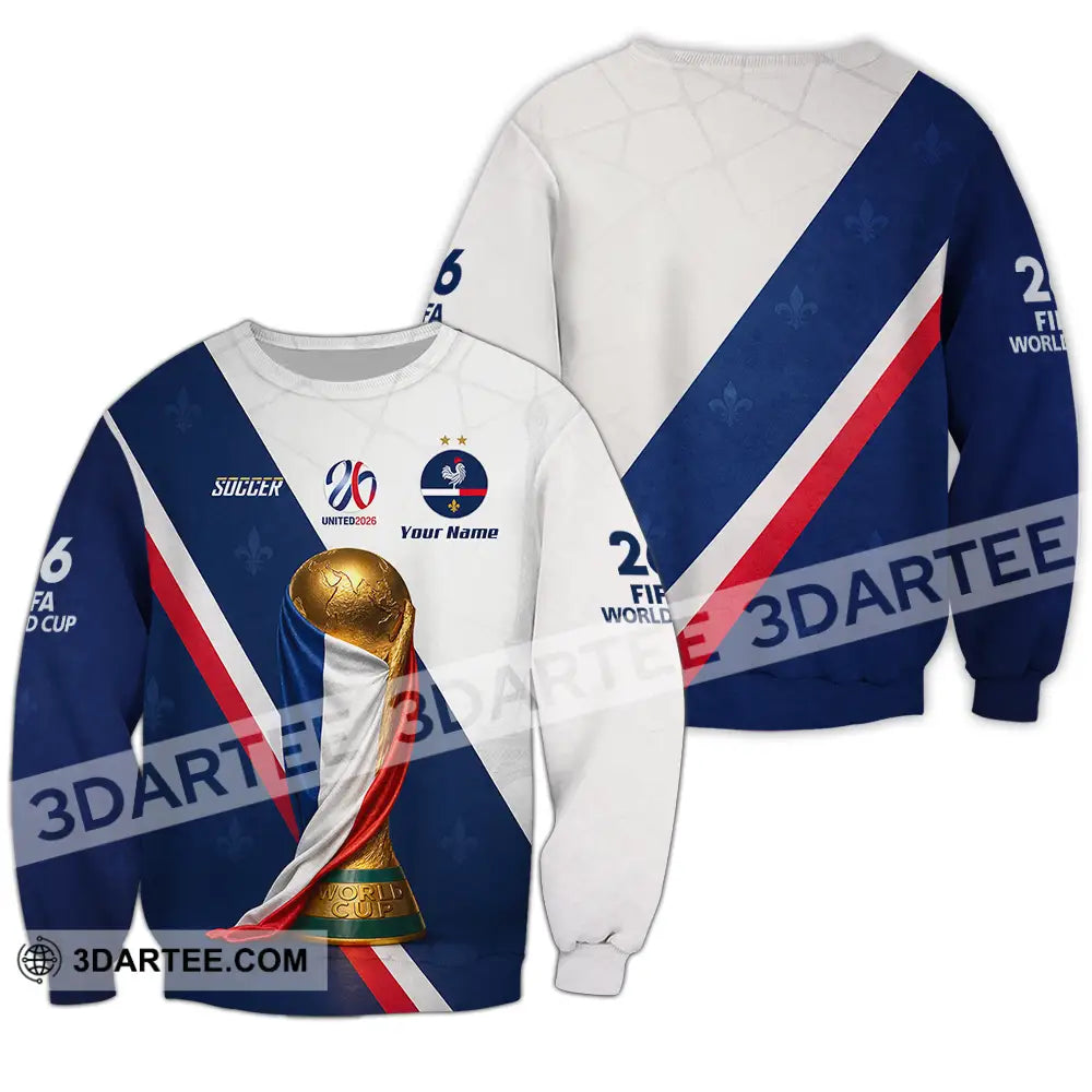 Unisex Shirt - Custom Soccer World Cup 2026 3D Shirt - Long Sleeve / S - T-shirt