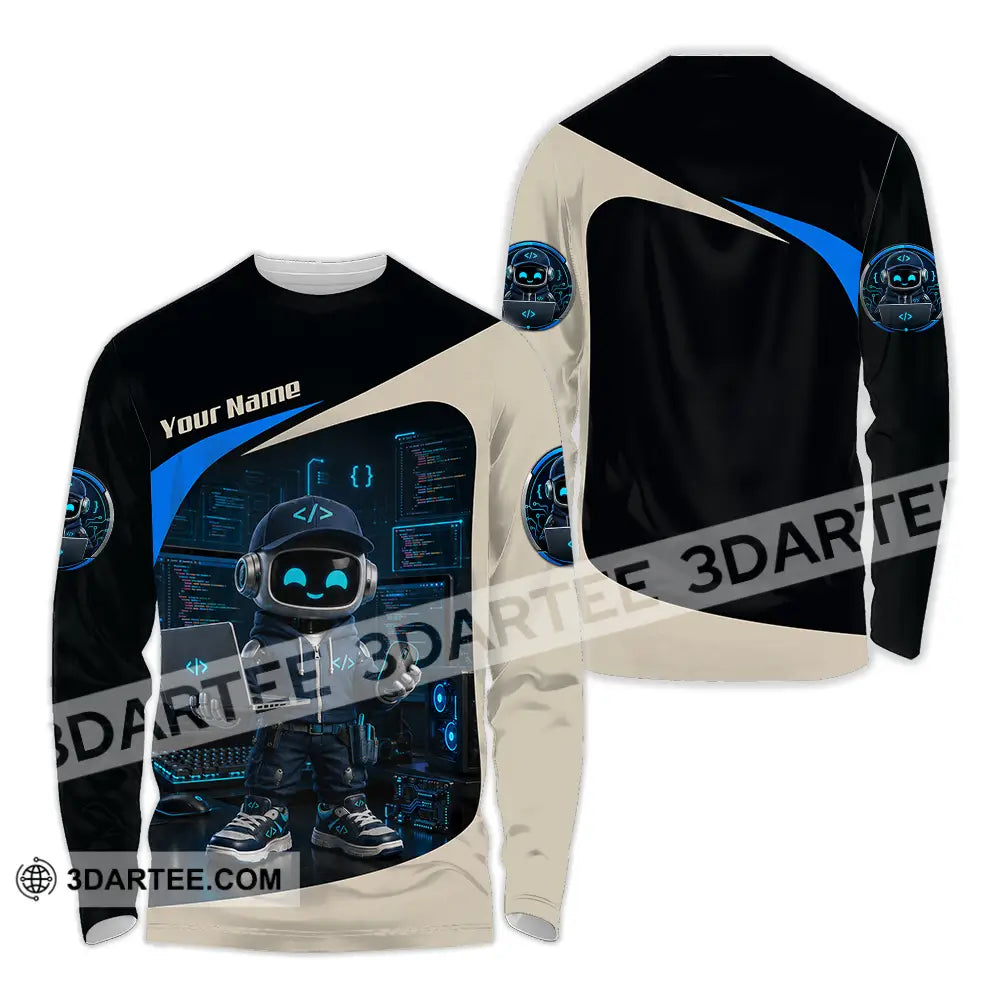 Unisex Shirt - Custom Software Developer Shirt - Long Sleeve Shirt / S - T-shirt