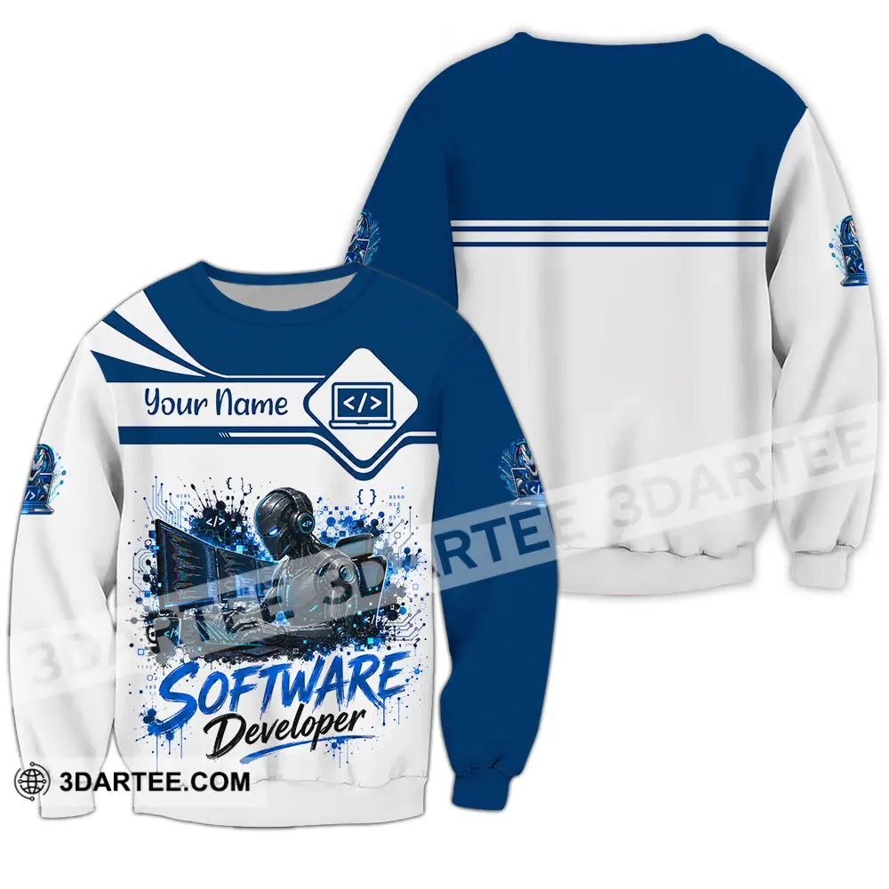 Unisex Shirt - Custom Software Developer Shirt - Long Sleeve / S - T-shirt
