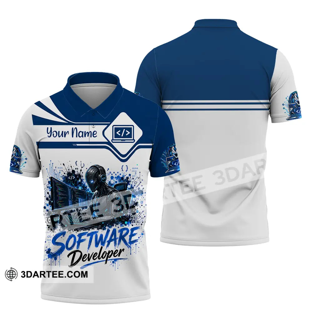 Unisex Shirt - Custom Software Developer Shirt - Polo Shirt / S - T-shirt