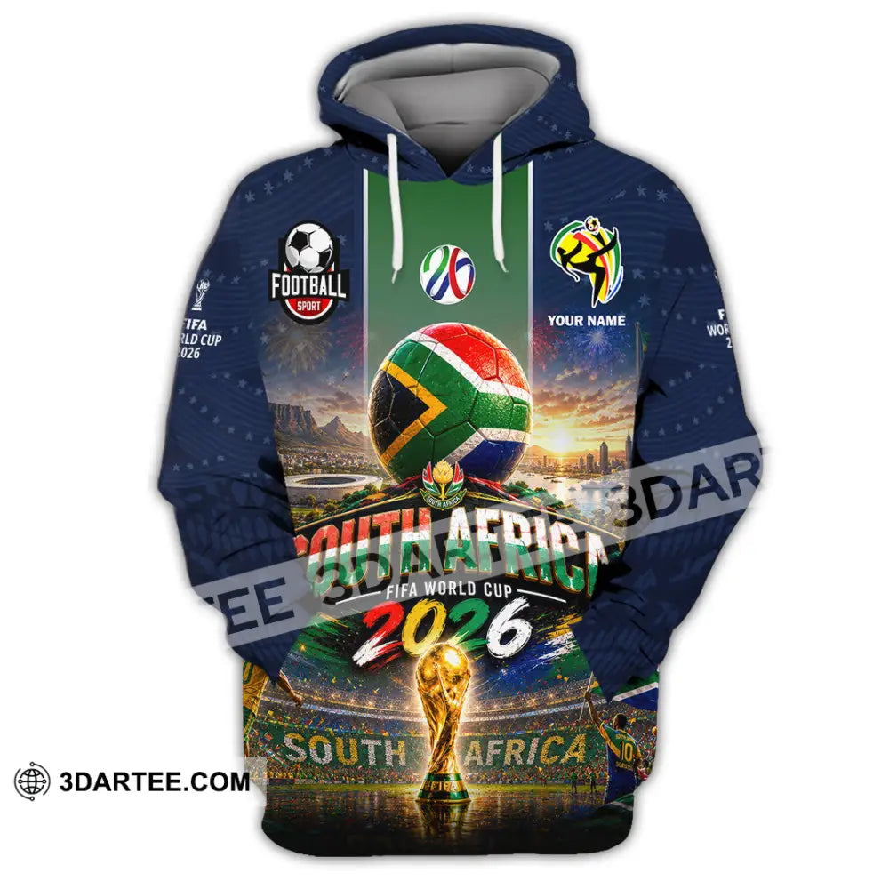 Unisex Shirt - Custom South Africa World Cup 2026 Shirt - Hoodie / S - T-shirt