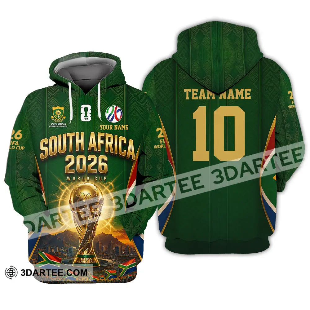 Unisex Shirt - Custom South Africa World Cup 2026 Shirt - Hoodie / S - T-shirt