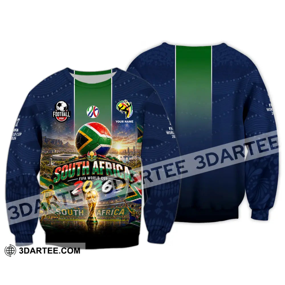 Unisex Shirt - Custom South Africa World Cup 2026 Shirt - Long Sleeve / S - T-shirt