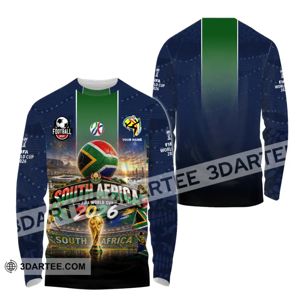 Unisex Shirt - Custom South Africa World Cup 2026 Shirt - Long Sleeve Shirt / S - T-shirt