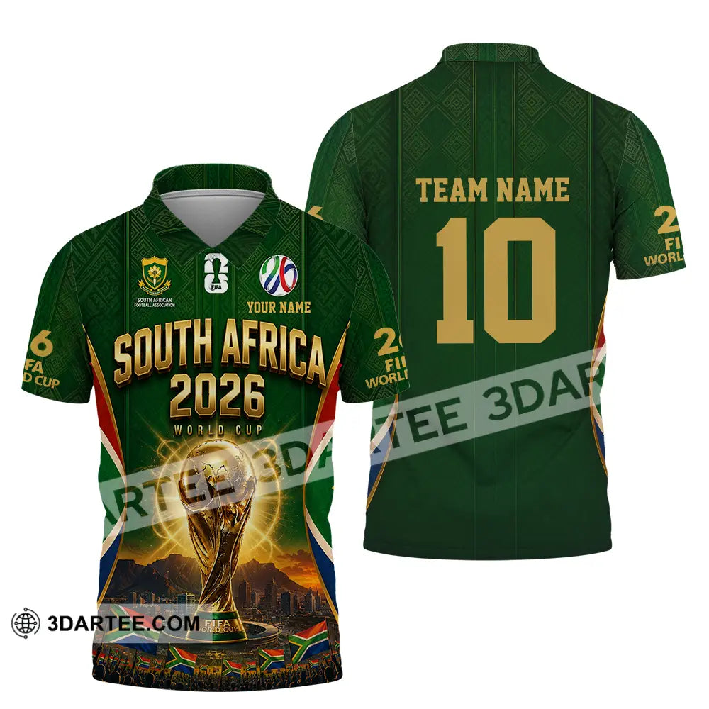 Unisex Shirt - Custom South Africa World Cup 2026 Shirt - Polo Shirt / S - T-shirt
