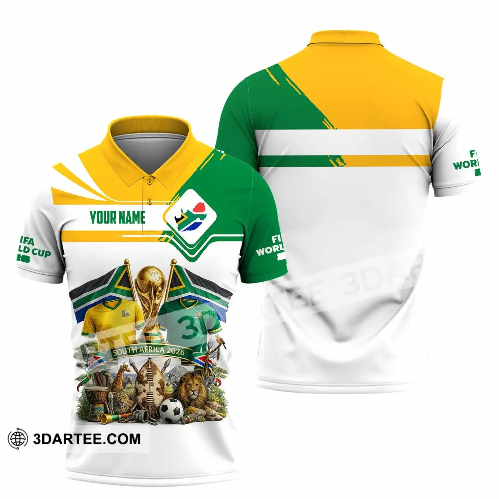 Unisex Shirt - Custom South Africa World Cup 2026 Shirt - Polo Shirt / S - T-shirt