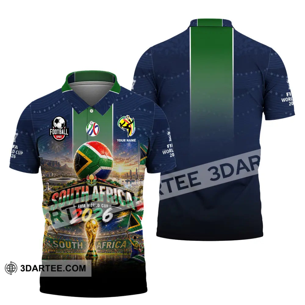 Unisex Shirt - Custom South Africa World Cup 2026 Shirt - Polo Shirt / S - T-shirt