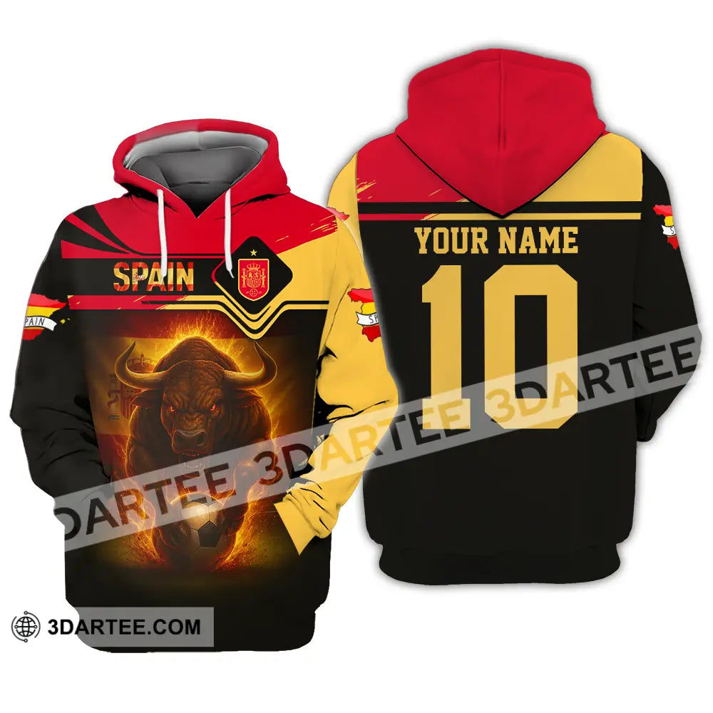 Unisex Shirt - Custom Spain 3D Shirt Hoodie / S T-shirt