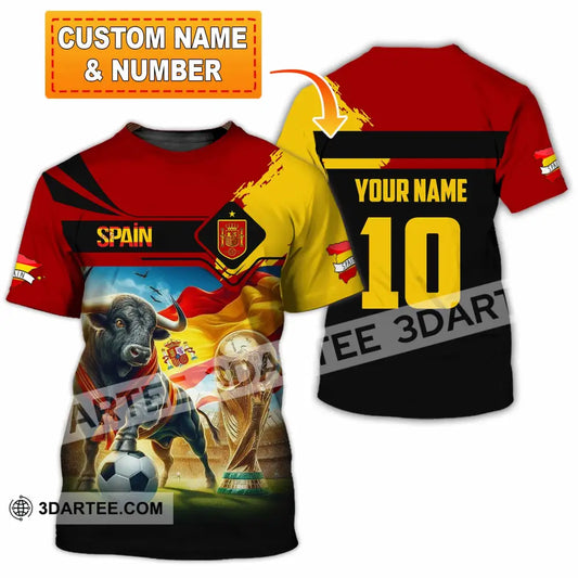Unisex Shirt - Custom Spain 3D Shirt T-shirt