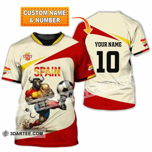 Unisex Shirt - Custom Spain 3D Shirt T-shirt