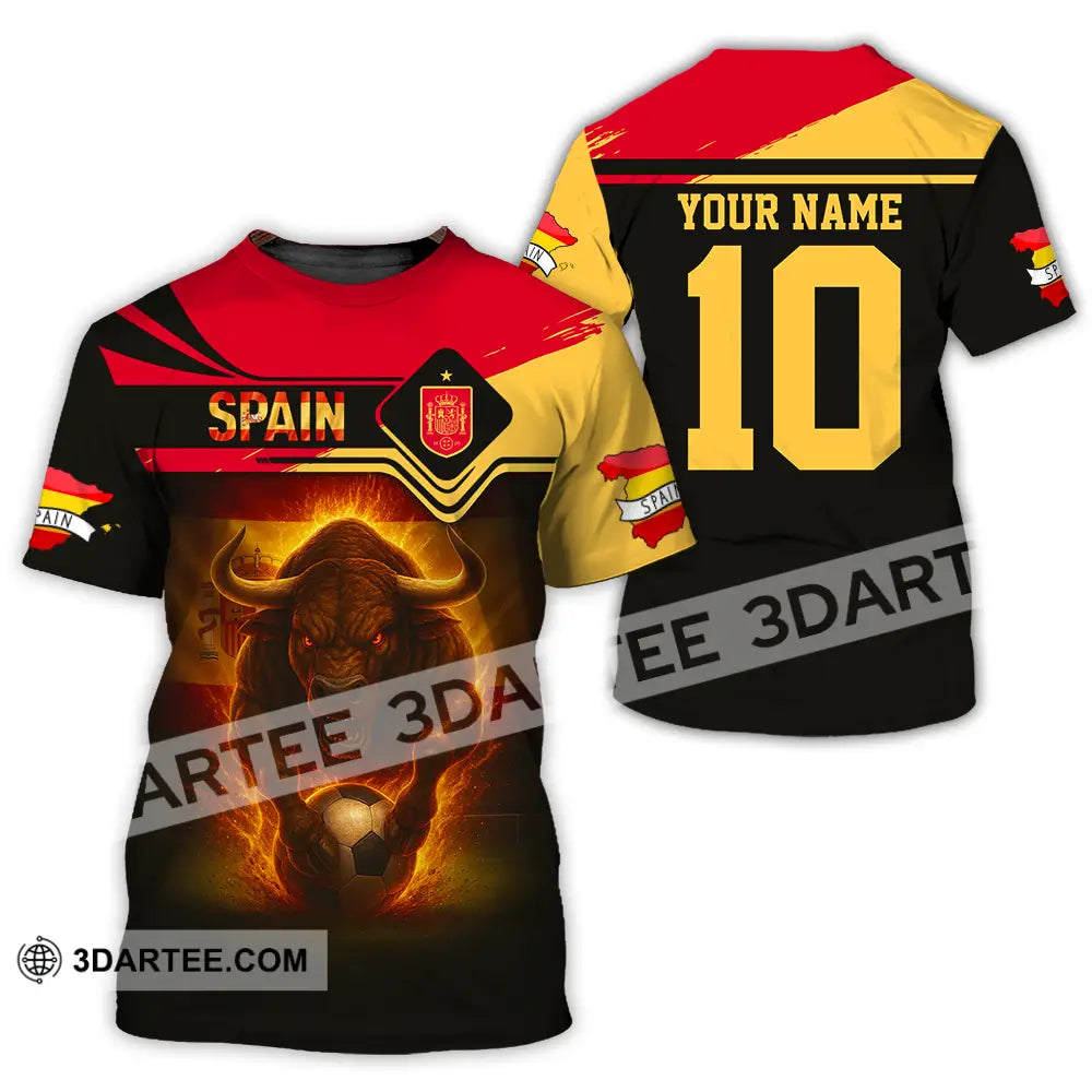 Unisex Shirt - Custom Spain 3D Shirt T-Shirt / S T-shirt