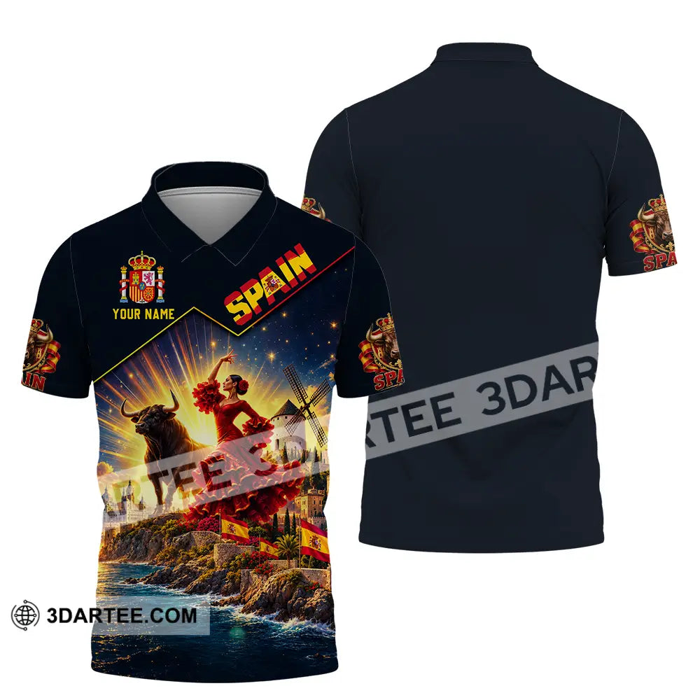 Unisex Shirt - Custom Spain Shirt - Polo Shirt / S - T-shirt