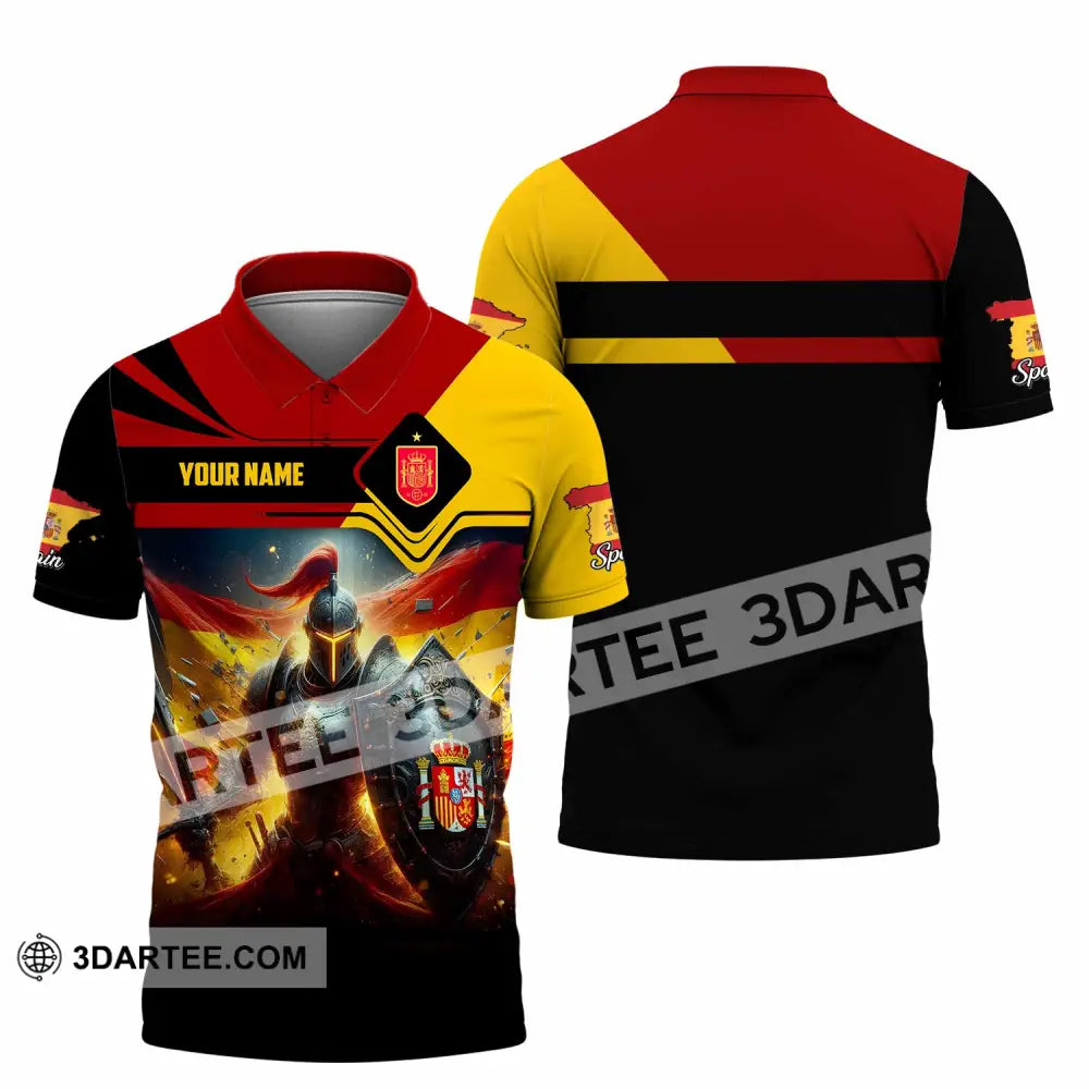 Unisex Shirt - Custom Spain Shirt Polo Shirt / S T-shirt