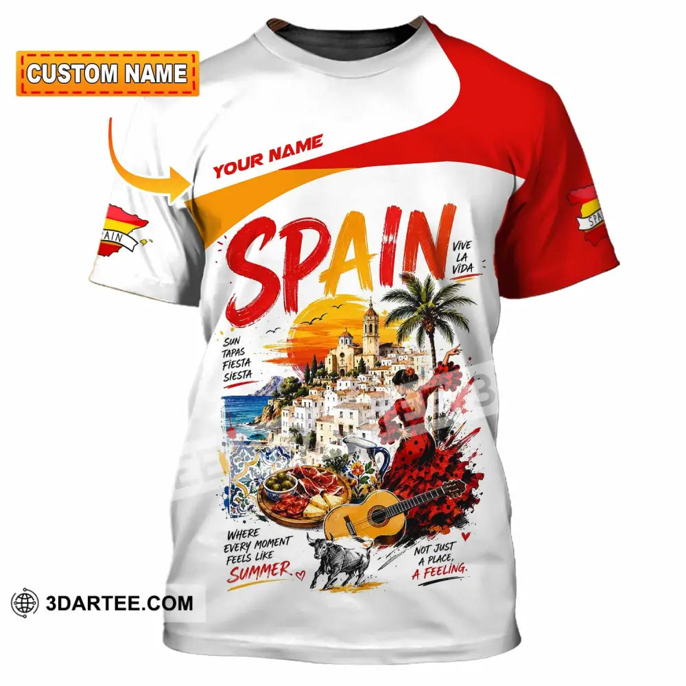 Unisex Shirt - Custom Spain Shirt - T-shirt