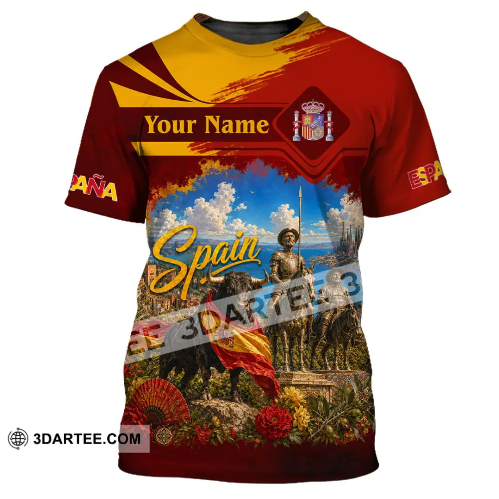 Unisex Shirt - Custom Spain Shirt - T-Shirt / S - T-shirt
