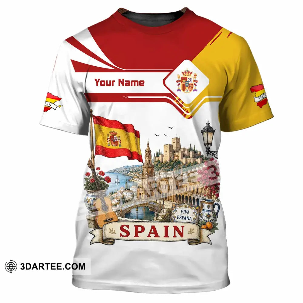 Unisex Shirt - Custom Spain Shirt - T-Shirt / S - T-shirt