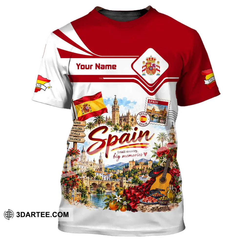 Unisex Shirt - Custom Spain Shirt - T-Shirt / S - T-shirt